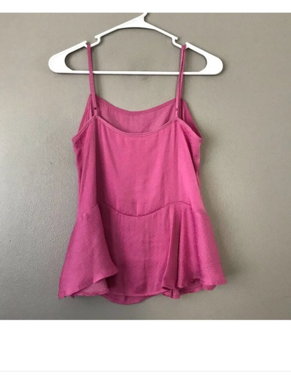 Free People Intimately Pink Ruffle Cami Tank Top - Picture 2 of 2